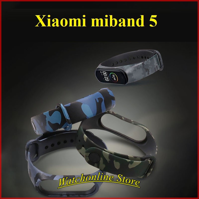 [Miband 5] Dây đeo thay thế Xiaomi miband 5 (Rằn ri)