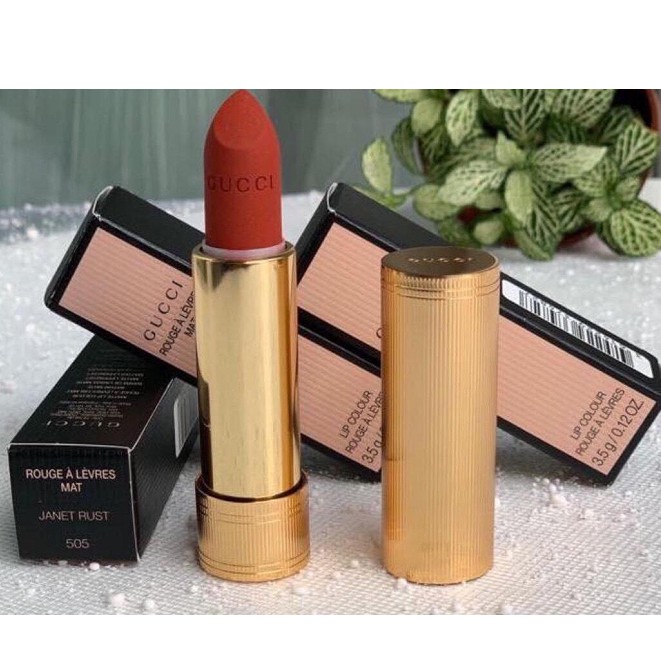Son Lì Gucci Rouge À Lèvres Mat Màu 505 Janet Rust | BigBuy360 - bigbuy360.vn