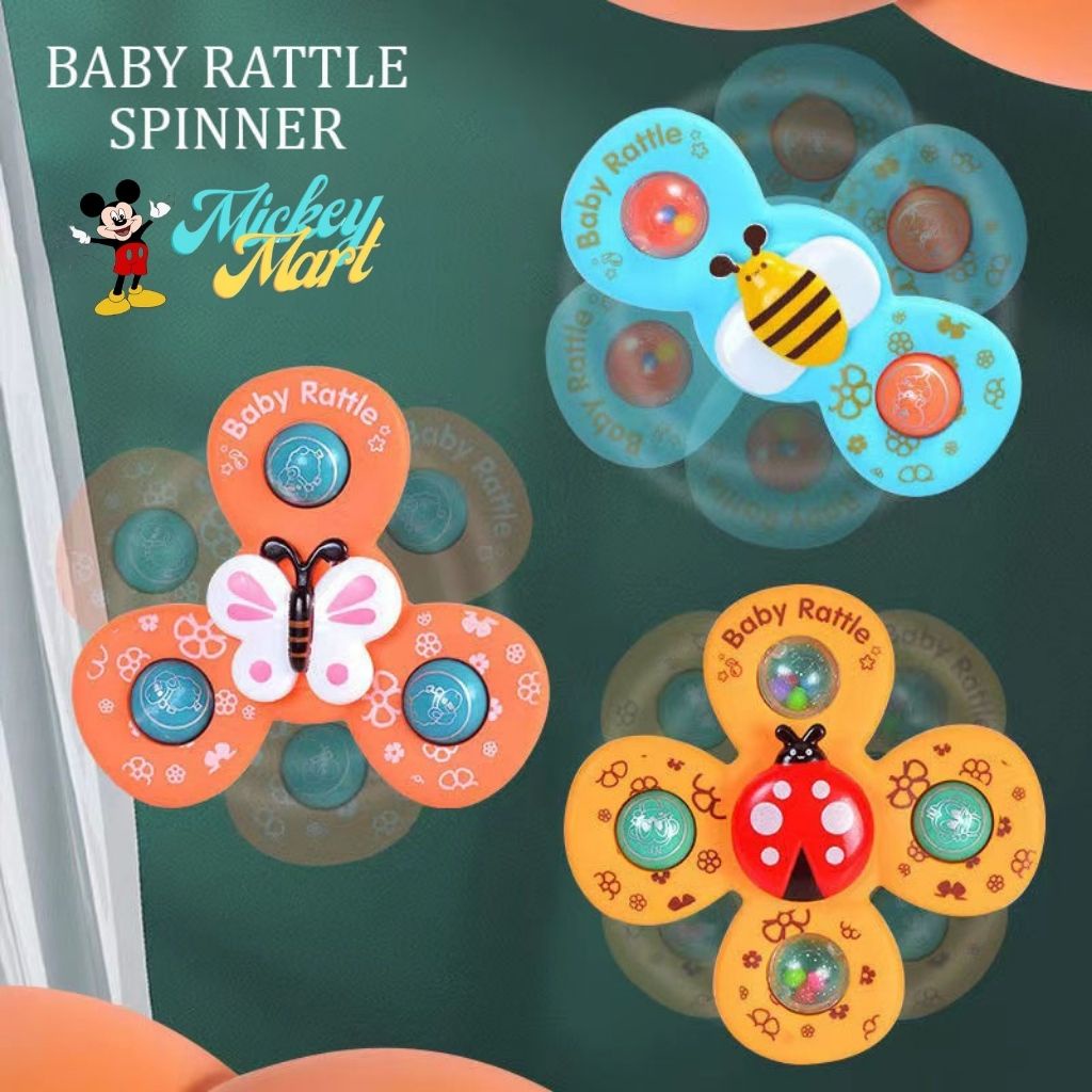 Đồ Chơi Set 3 Con Quay Spinner Đồ Chơi Con Quay Hình Côn Trùng Cho Bé Năng Động Ham Học Hỏi