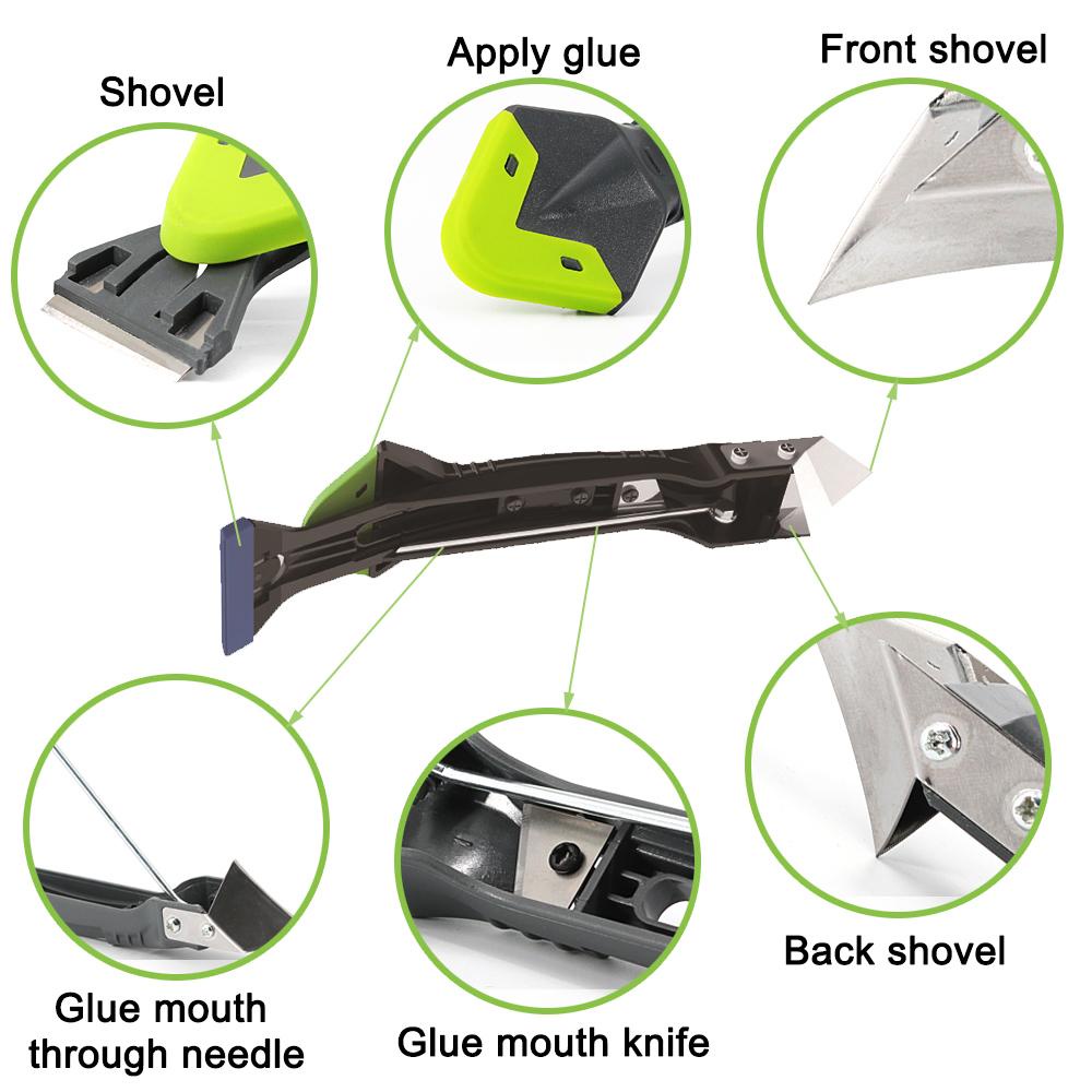 1 Dụng Cụ Cạo Vữa Cửa Sổ Bằng Silicone Tiện Dụng