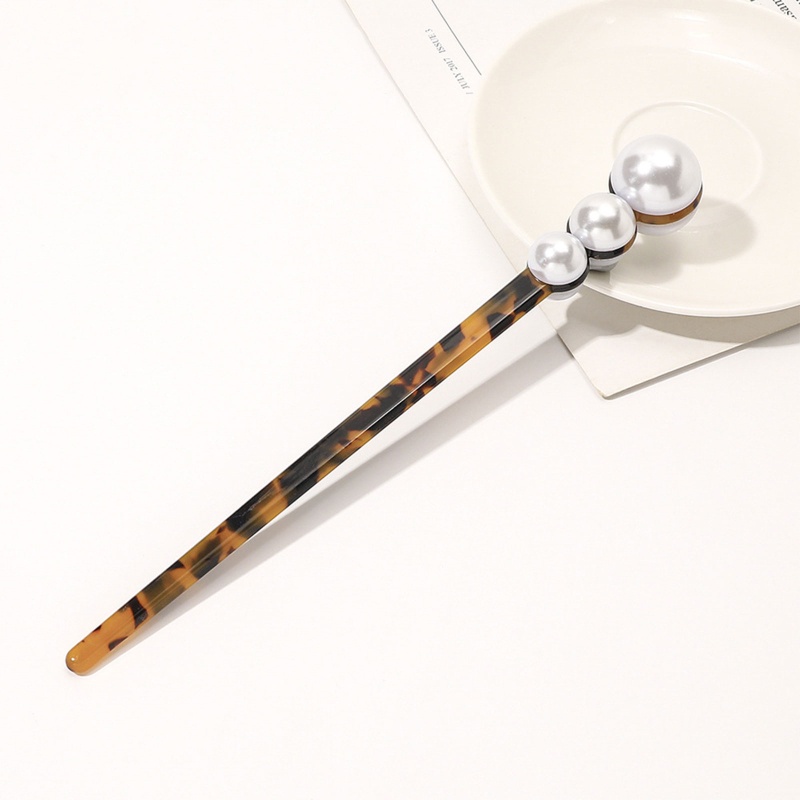 Trâm Cài Tóc Dài Bằng Nhựa Kiểu Dáng Đơn Giản Cho Nữ