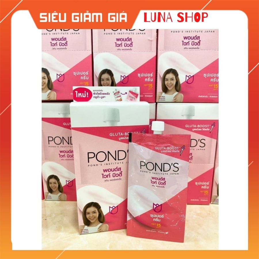 { Hott !!! } Kem dưỡng da Pond's nâng tone mờ thâm nám 1 HỘP 6 GÓI (7gr/gói)