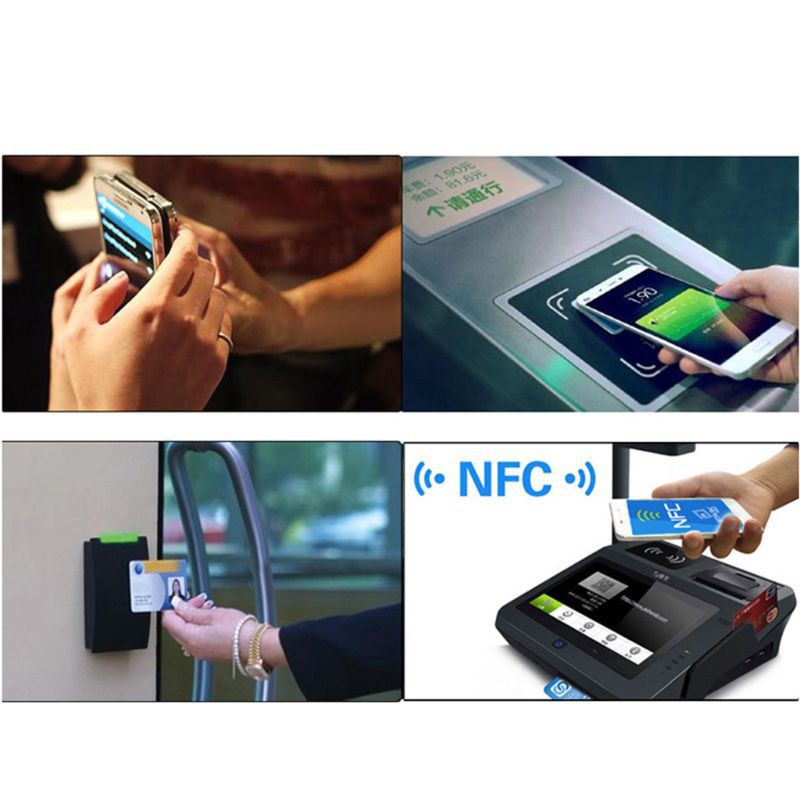 Bộ 6 cái nhãn huy hiệu chống kim loại thông dụng NFC Ntag213