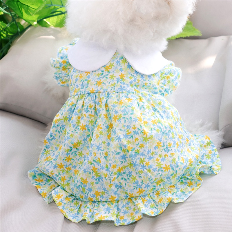 &lt;cutepethome&gt;Đầm Thời Trang Xuân Hè Xinh Xắn Dành Cho Thú Cưng