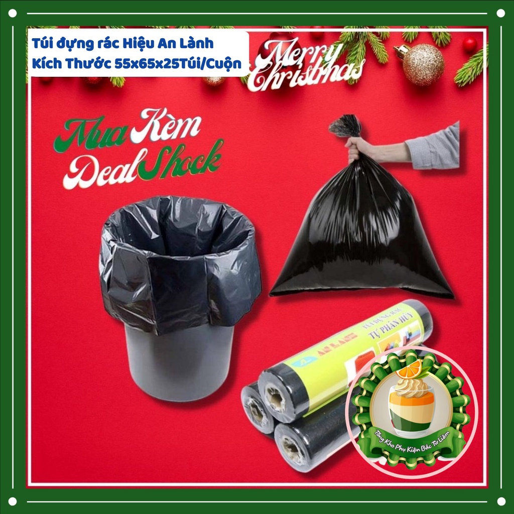 Túi Đựng Rác, Túi Rác Tự Phân Hủy An Lành Không Gây Hại Cho Môi Trường