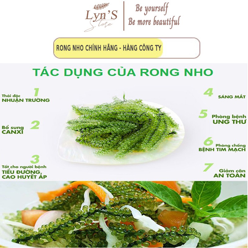 Rong nho 📛 𝑭𝑹𝑬𝑬𝑺𝑯𝑰𝑷 📛 rong nho tươi, sản phẩm chính hãng Sea Việt - hộp 220g/11 gói nhỏ | BigBuy360 - bigbuy360.vn