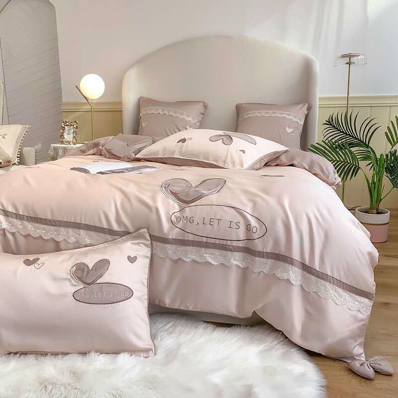 Set lụa trái tim mùa thu  7 món