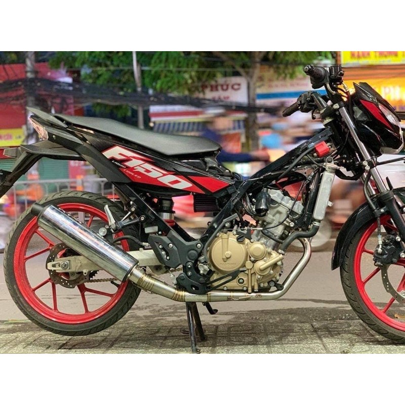 Cổ Pô Redleo Gắn Lon CBR - Satria , Raider