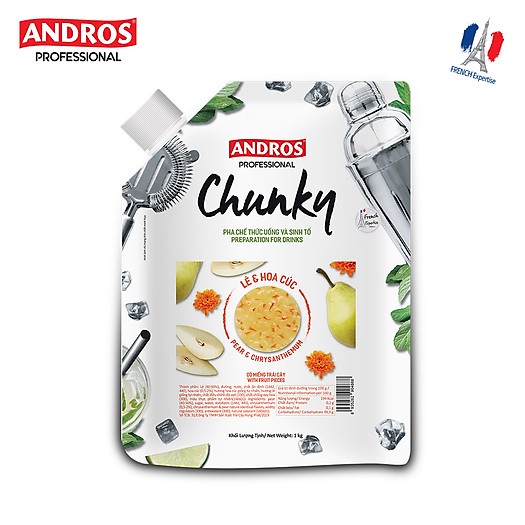 Mứt Trái Cây Chunky 18 Vị - Bịch 1Kg