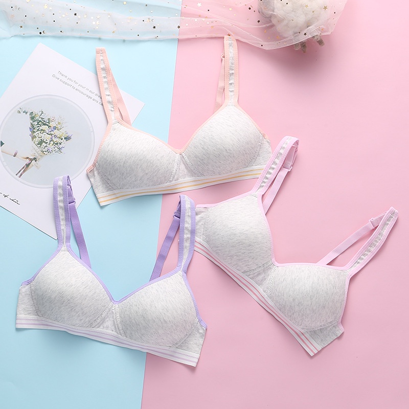 Áo lót không gọng cotton tự nhiên đệm liền mỏng AL32_NuciFera