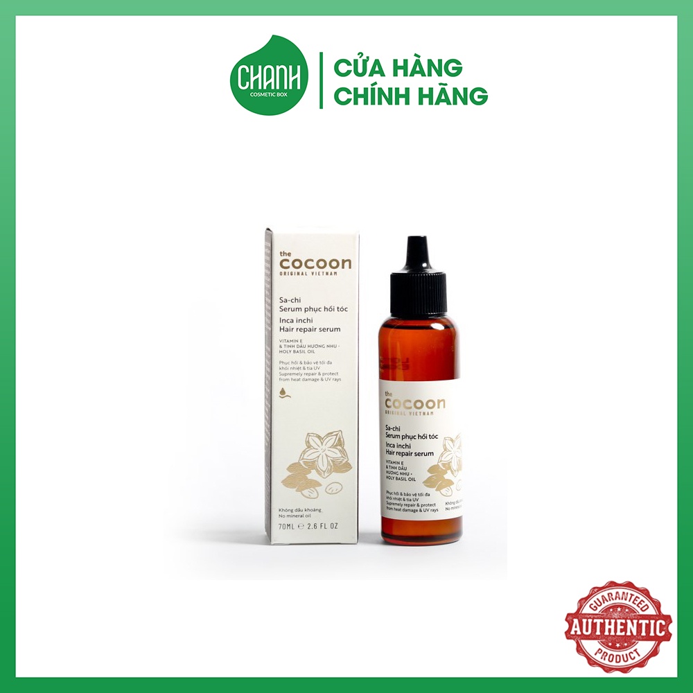 Serum Hỗ Trợ Phục Hồi Tóc Cocoon sa-chi 70ml