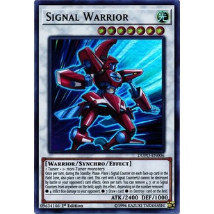 Thẻ bài Yugioh - TCG - Signal Warrior / DUPO-EN006'