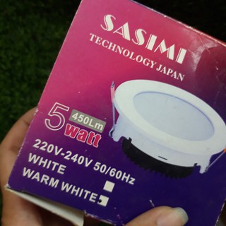 ĐÈN LED ÂM TRẦN SASIMI 5W ÁNH SÁNG TRẮNG, VÀNG