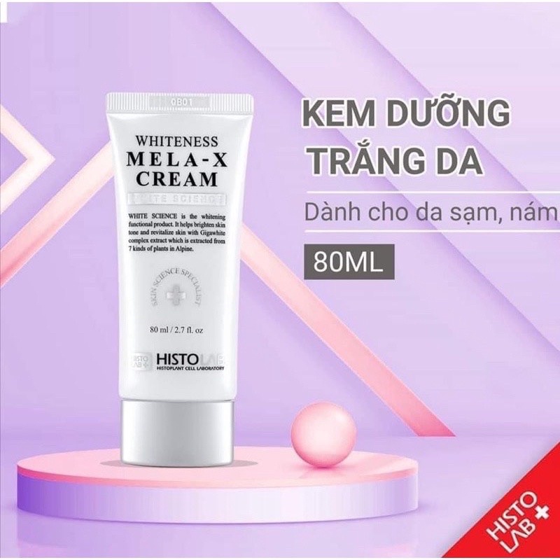 80ML KEM LÀM TRẮNG SÁNG DA - WHITENESS MELA X CREAM