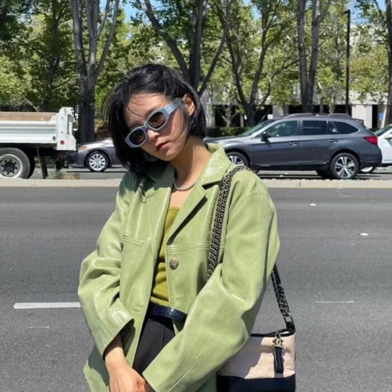 Kính Mát Tròng Vuông Họa Tiết Da Báo Nhiều Màu Sắc Thời Trang Cho Nữ