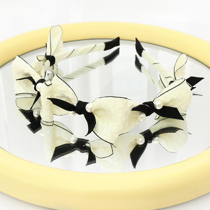 Băng Đô Cài Tóc Hình Nơ Phong Cách Lolita Dễ Thương