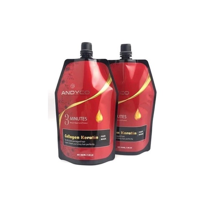 Hấp Tóc ANDYCO Collagen & Keratin  - Mặt Nạ Dưỡng Tóc Andyco  Mềm Mượt 500m