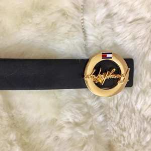 Dây nịt da mặt tròn trạm khắc chữ cá tính - Thắt lưng nam cực hót hít