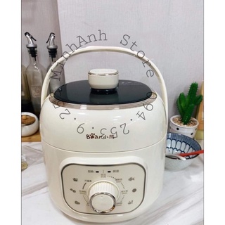 Nồi áp suất mini bear ylb-a20u1 dung tích 2l màu trắng