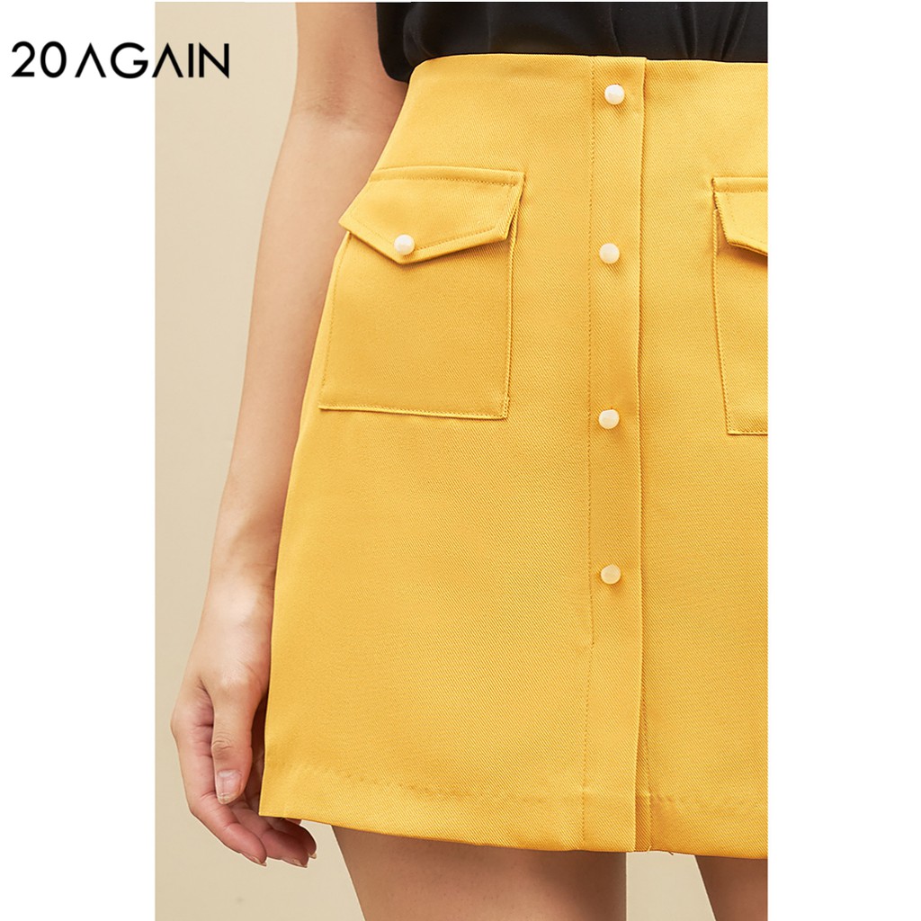 [Mã WABR20AG15 giảm 10% đơn 99K] Chân váy dáng A túi ốp 20AGAIN, thiết kế trẻ trung nhiều màu, đủ size JAW0712 | BigBuy360 - bigbuy360.vn