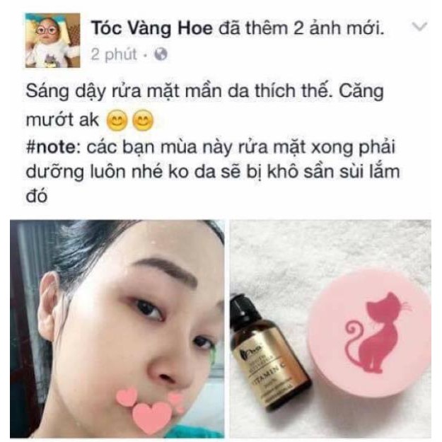 [AUTH] Tinh chất dưỡng trắng, mờ thâm nám Ava vitamin C Serum - Santa