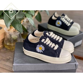 [ Tặng Hộp ] Giày Ro Thấp Cúc Họa Mi Nam Nữ cao cấp