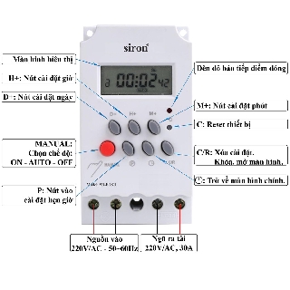 TIMER - Thiết bị hẹn giờ VTM316T-II