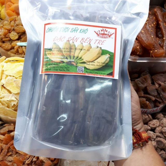 Chuối Hồng vỏ Mềm Dẻo 500G ( 100% Chuối Bến Tre)