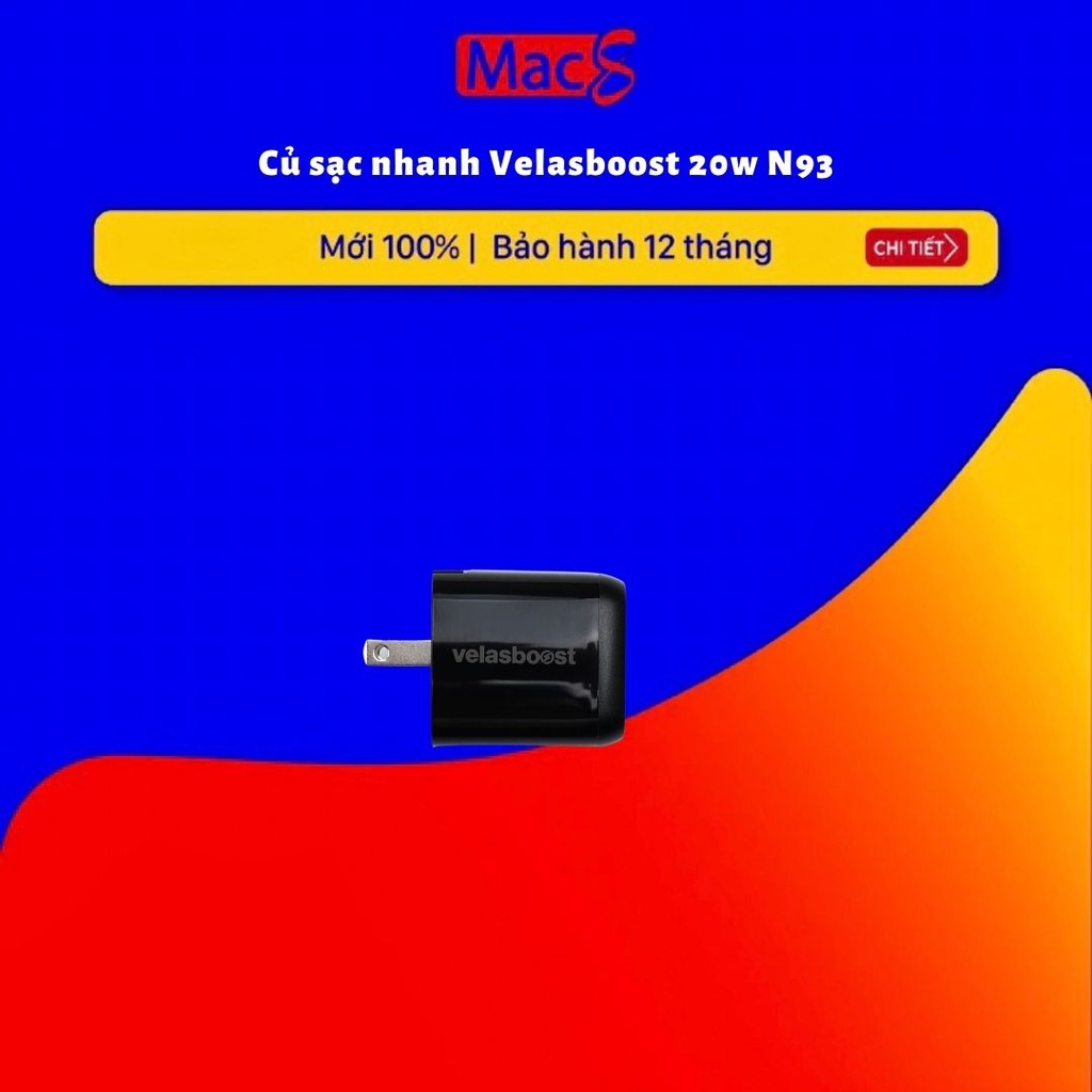 Củ sạc nhanh Velasboost 20W N93