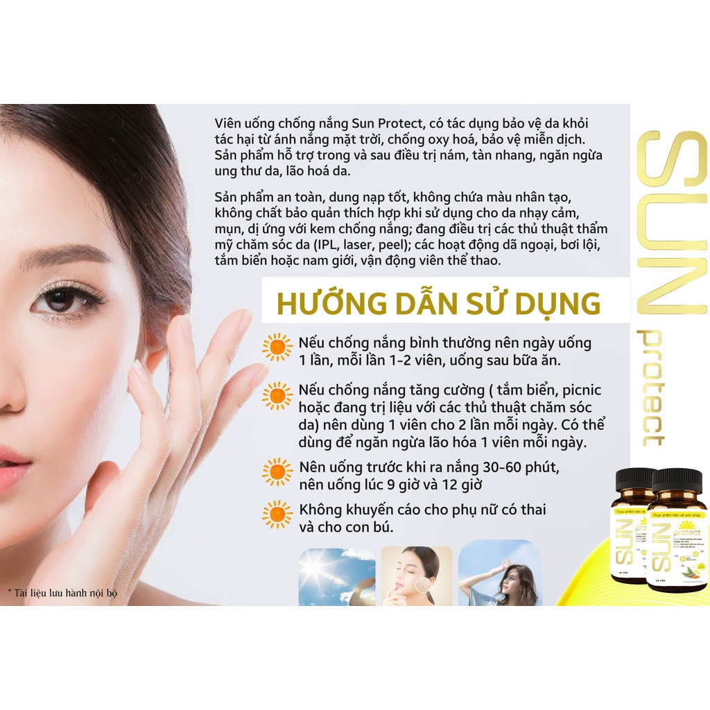 Bio Sun Protect & UV Algae Protection | Viên uống chống nắng Bio SUNCARE Mới Mediworld| Hộp 60 viên