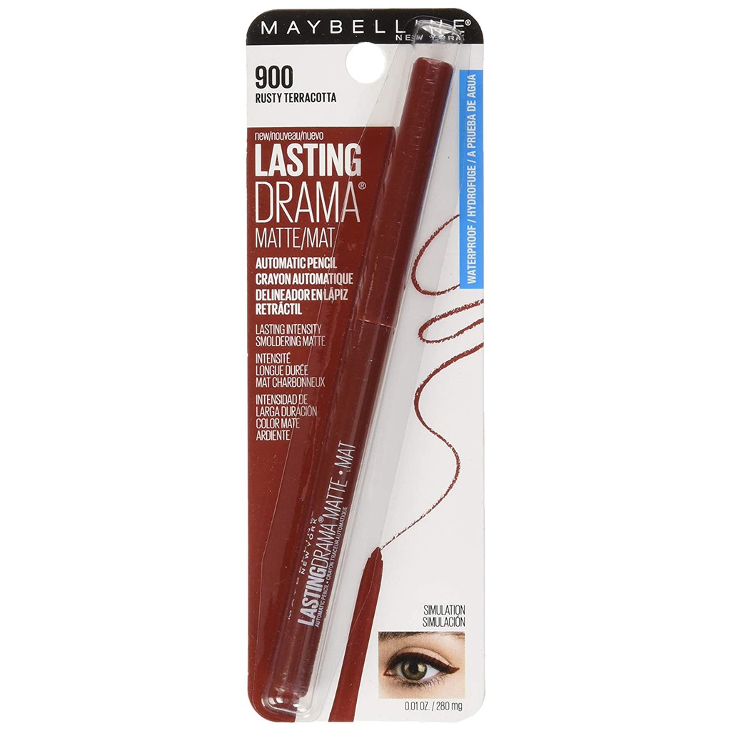 Mắt sáng lung linh - Bút chì vẽ mí mắt Lasting Drama - Maybelline