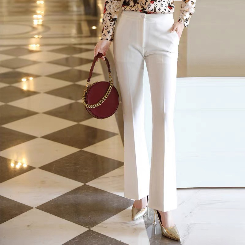 Quần tây nữ công sở - Ống loe - Chất tuyết mưa cực tôn dáng | BigBuy360 - bigbuy360.vn