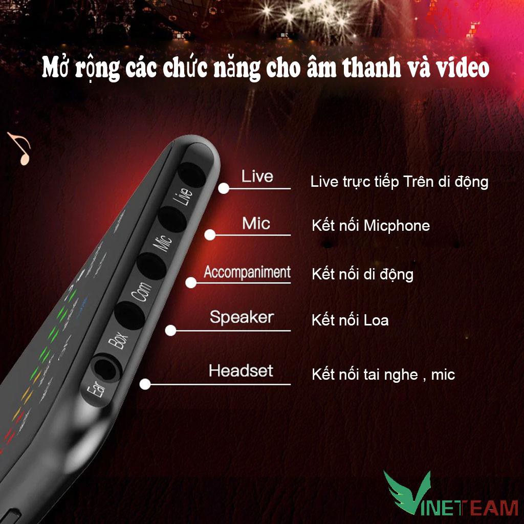 Sound card thu âm MICGEEK Mi520 - Card âm thanh livestream Karaoke di động cho điện thoại thông minh -DC2107