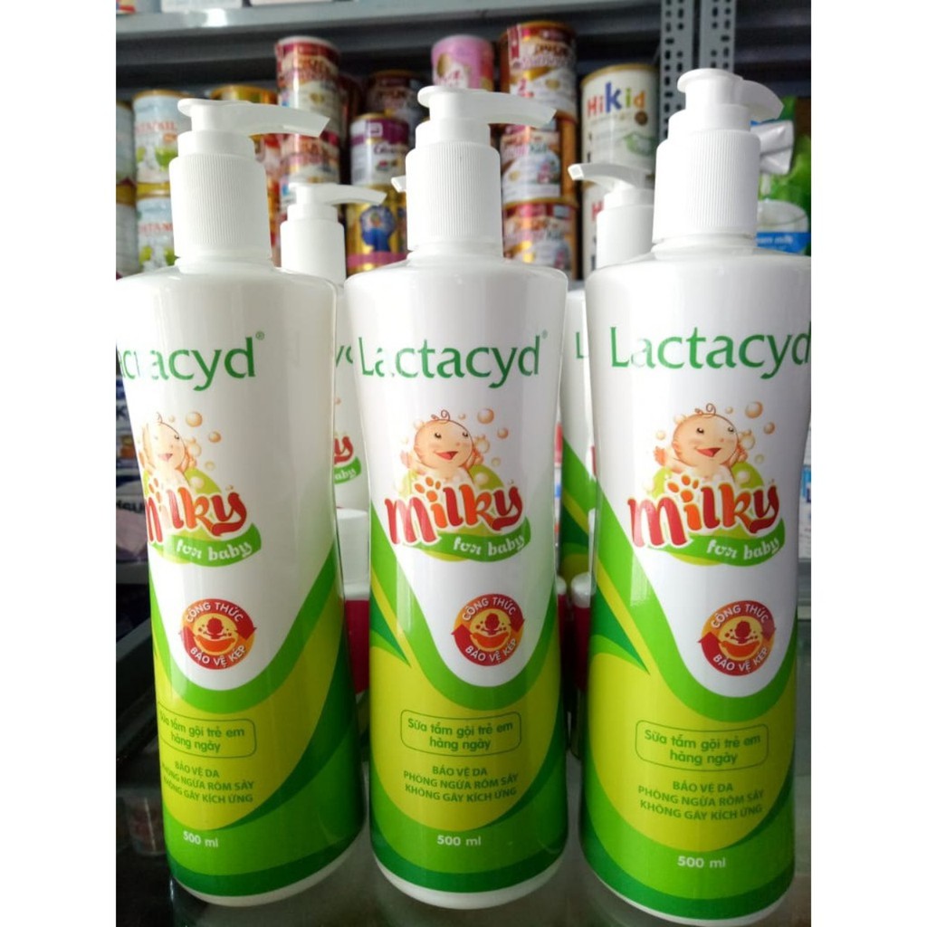Sữa Tắm Lactacyd Milky 500ml chính hãng - Tắm gội toàn thân cho trẻ sơ sinh đến lớn | BigBuy360 - bigbuy360.vn