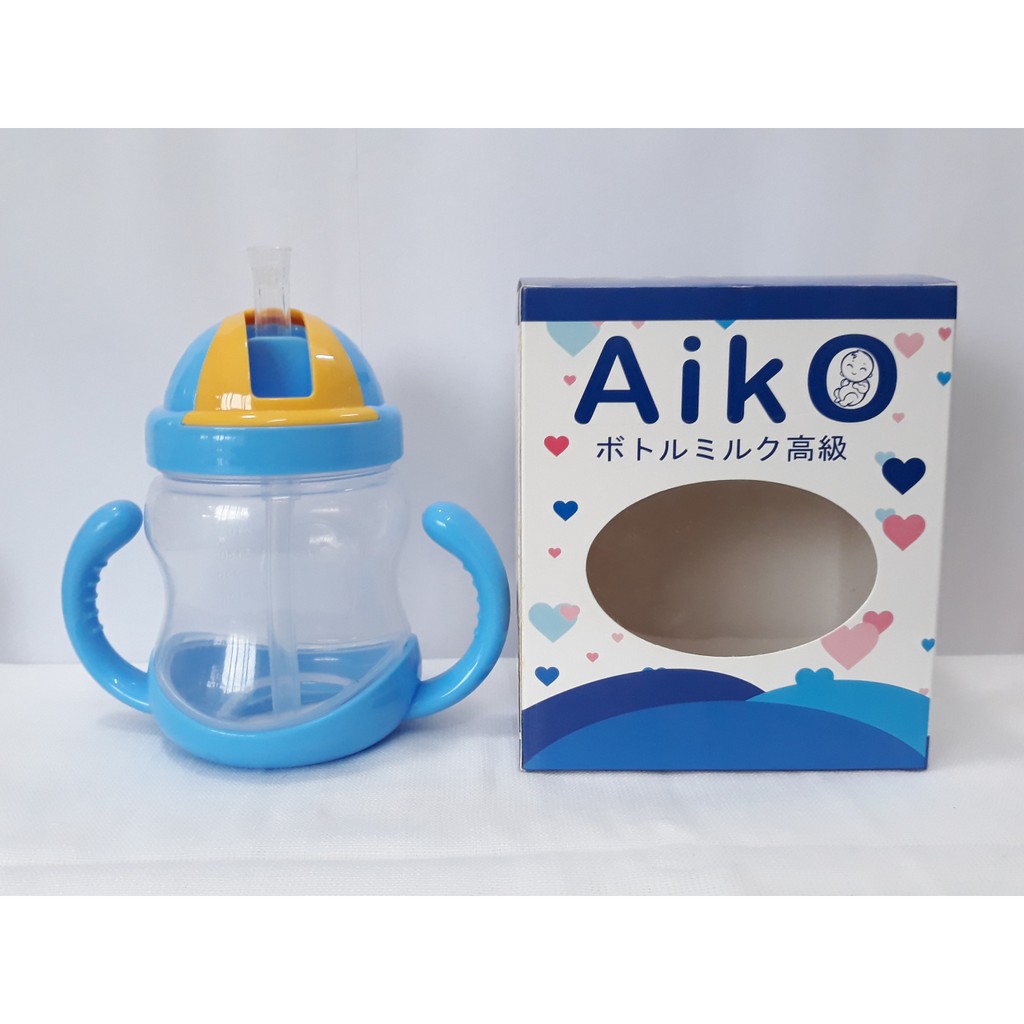 Bình uống nước chống sặc 250ml AIKO cho bé trai/bé gái tốt nhất giá rẻ nhất