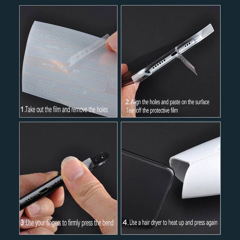 💥14 Pro Max| 14 Plus |13 Pro | 12 Pro max |12 Miếng dán PPF tự phục hồi cao cấp viền bảo vệ cho Iphone trong suốt nilong