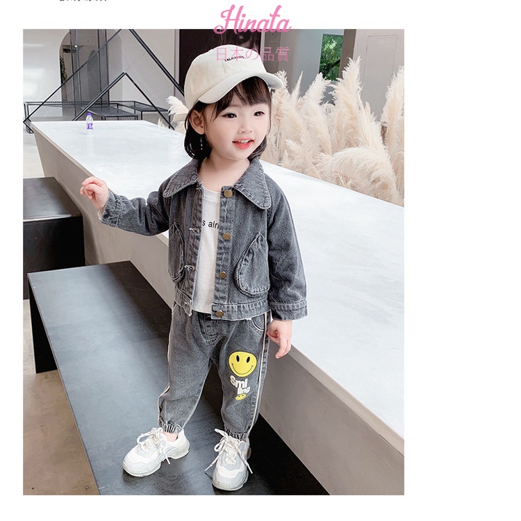 Set Jean cho bé gái Hinata BF44