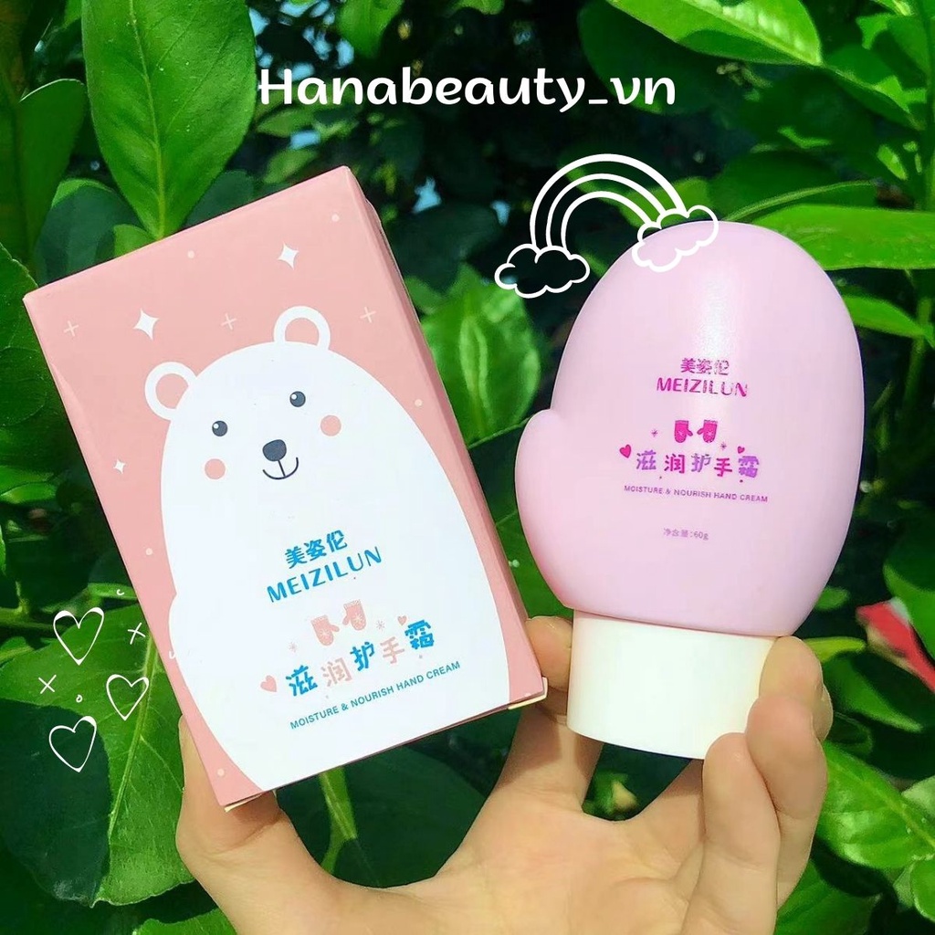 Kem Dưỡng Da Tay MEIZILUN Hand Cream Trắng Da Giảm Nhăn Chống Lão Hóa Nội Địa Trung