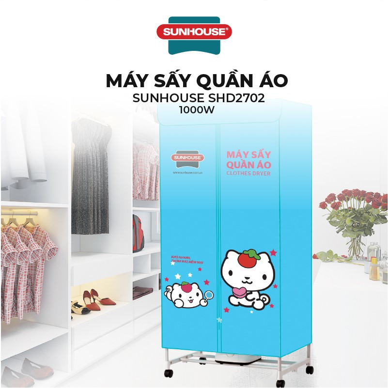 Máy sấy quần áo Sunhouse SHD2702