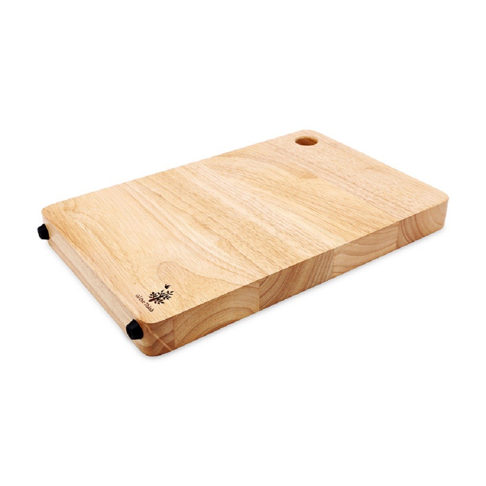 Thớt Gỗ Chữ Nhật Có Lỗ Treo Gỗ Đức Thành 31x21x3.3