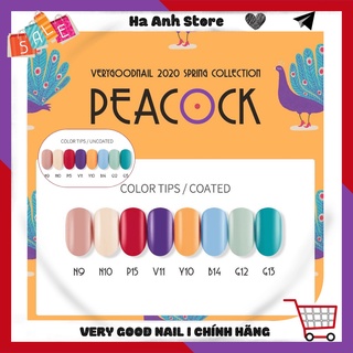 Very good Nail Sơn gel cao cấp Hàn quốc Chính hãng, Chọn màu Set Spring Peacock Collection, Chai lẻ 10ml