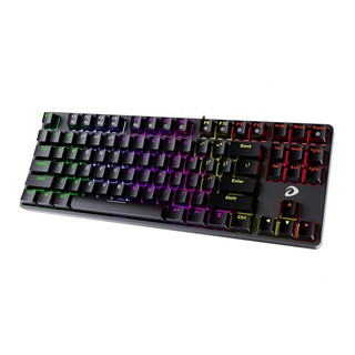 Bàn phím cơ Gaming DAREU EK87 - Black (RED Led, Blue/ Brown/ Red D switch)