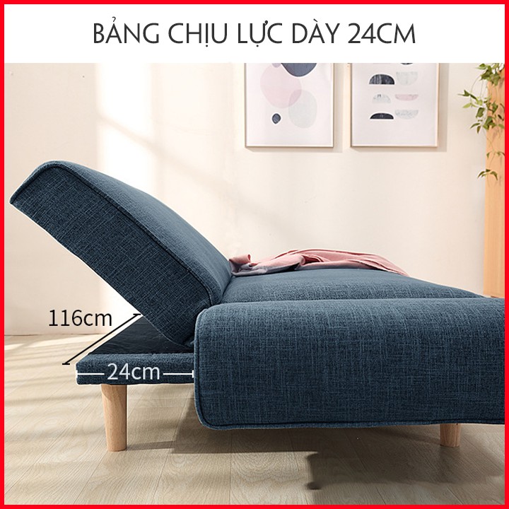 Ghế sofa đơn, sofa phòng khách nhỏ có thể gập ngả 3 chiều làm giường