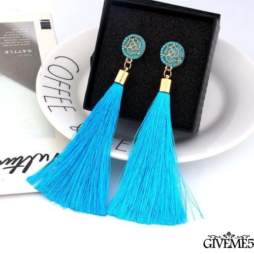 Khuyên tai tua rua phong cách Bohemian cổ điển dành cho nữ