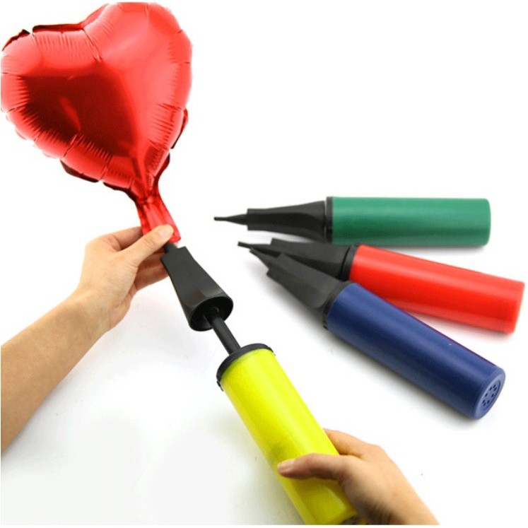 Bơm bong bóng trang trí sinh nhật, Bơm bong bóng cầm tay , phụ kiện trang trí sinh nhật happy birthday