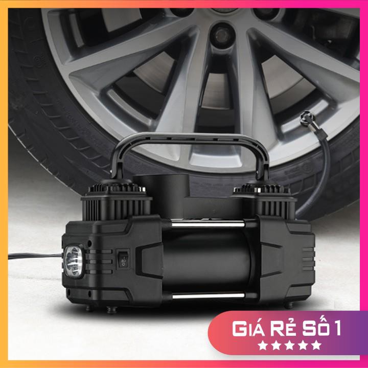 Bơm Hơi Ô Tô Mini 12V 𝗙𝗥𝗘𝗘 𝗦𝗛𝗜𝗣 Bơm ô tô xe máy mini 12v