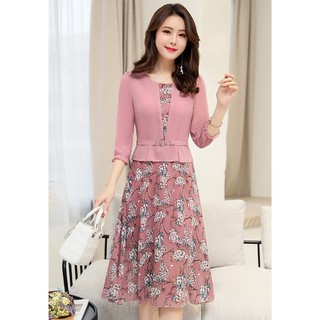 Đầm hoa sang trọng, nữ tính