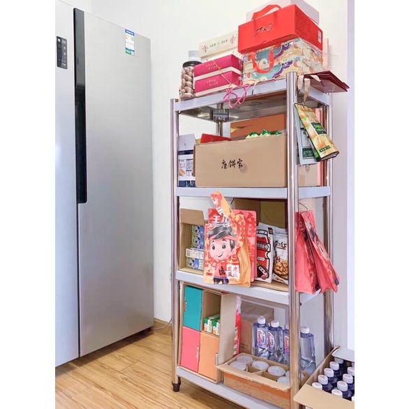 Kệ inox 4 tầng cao cấp đa năng 50 x 120 x 35cm - Kệ bếp inox 304 để lò vi sóng