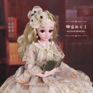 60 cm đồ chơi trẻ em siêu biết nói búp bê Barbie ăn mặc bộ quà tặng sinh nhật cô gái công chúa