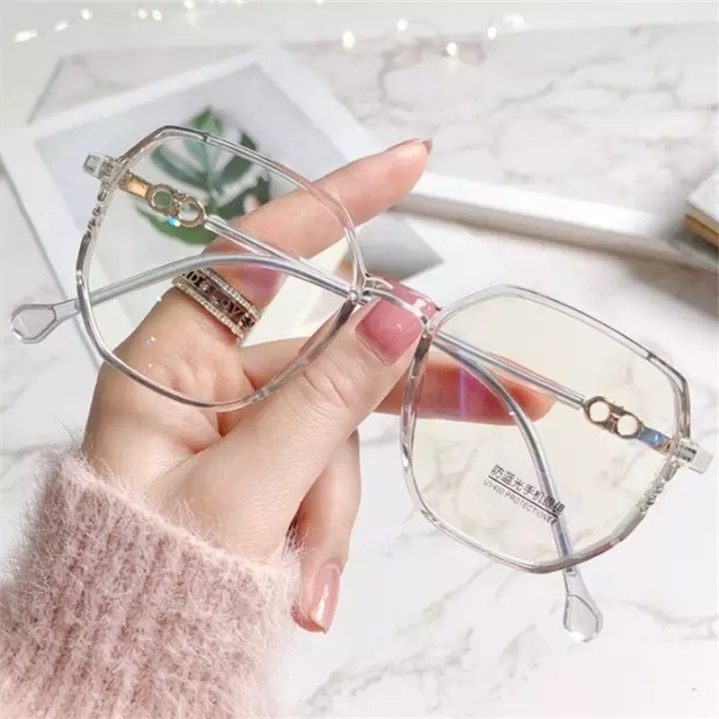Kính Cận Chống Tia Uv TR90 Siêu Nhẹ Cho Nữ